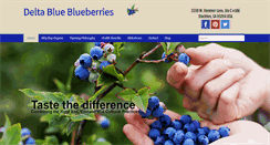 Desktop Screenshot of deltablueberries.com